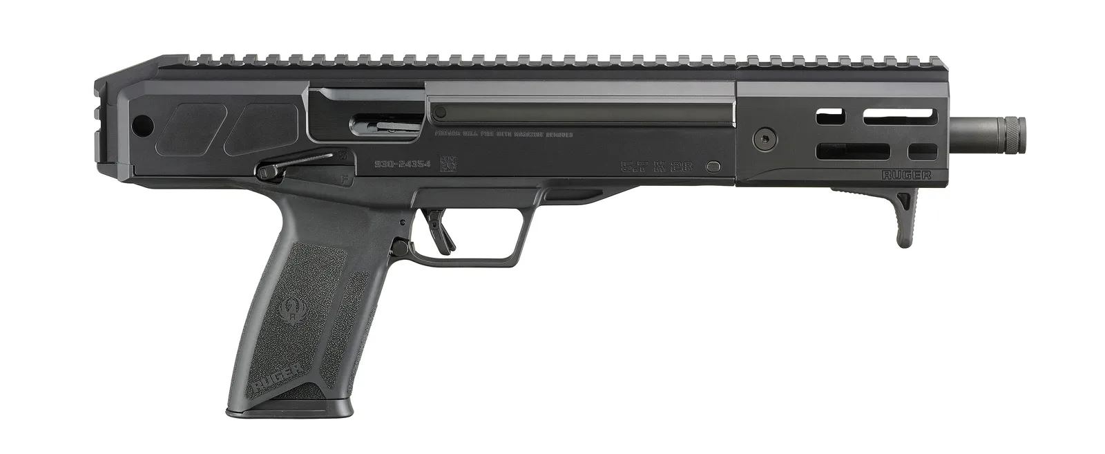 Ruger LC Charger 5.7X28 10" BLK 10+1 19304 | 1/2-28 Threaded