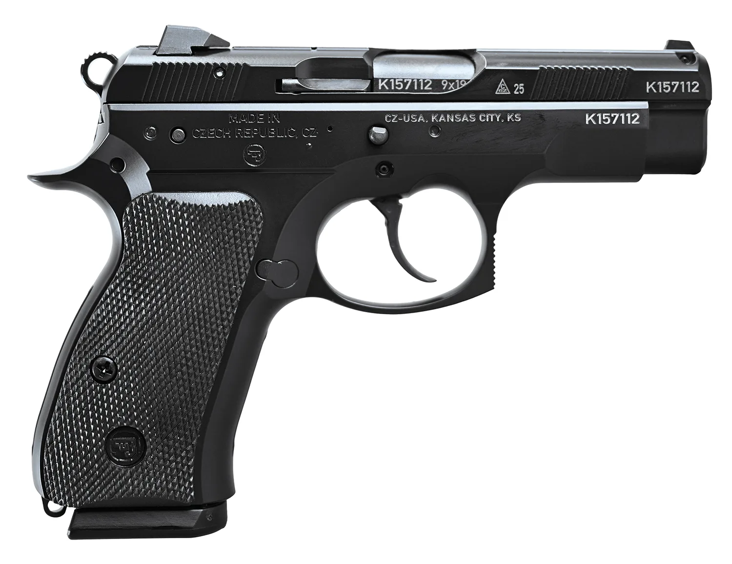 CZ 75D PCR 75DPCR 50TH 9MM 15+1 3.8" FS Alloy Frame/Decocker
