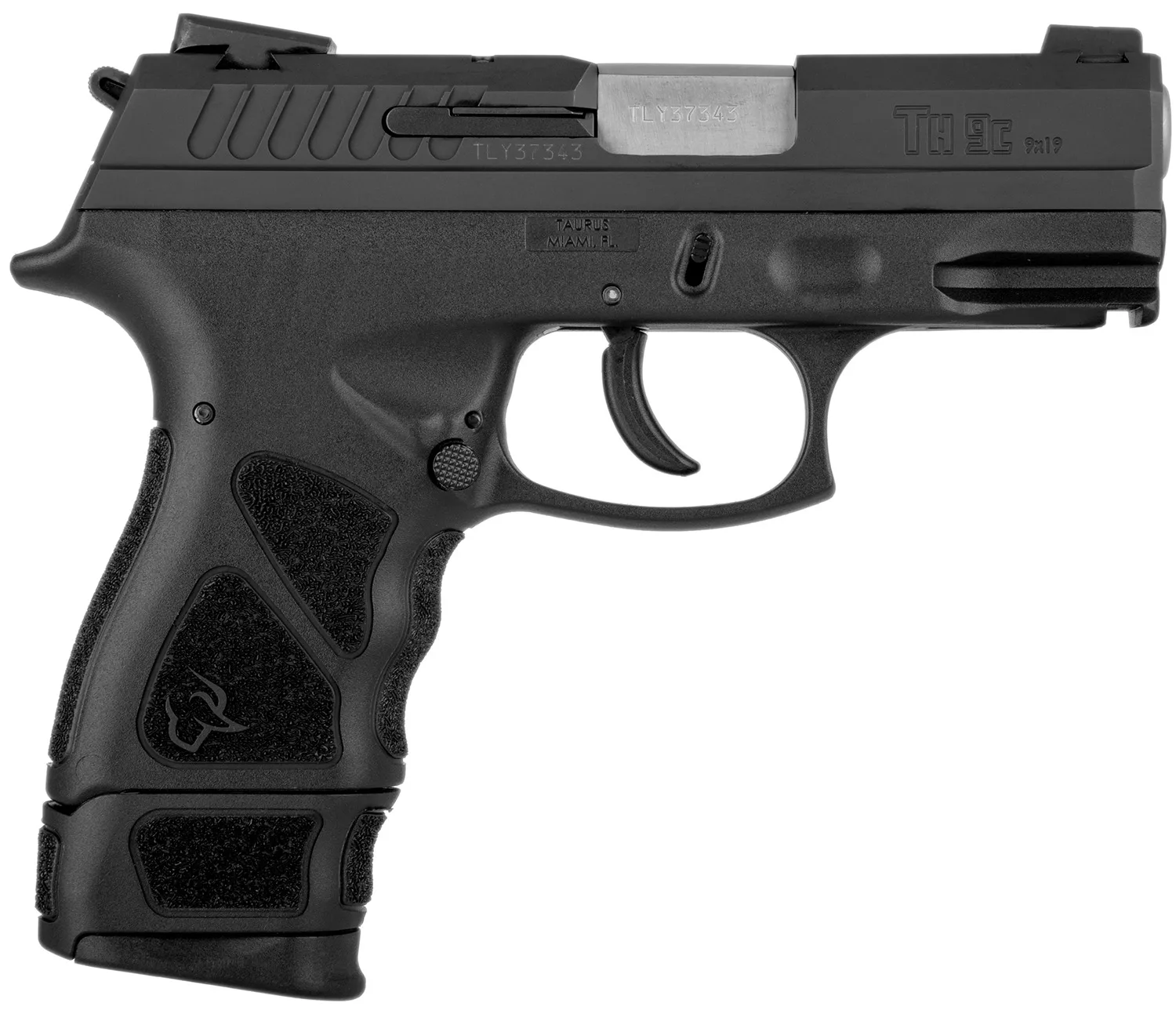 Taurus TH9 Compact 9MM BLK 3.5" 17+1 1-TH9C031|ADJ SIGHTS|2