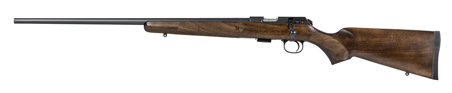 CZ 457 American 22LR BL/WD LH 5RD MAG | Walnut Stock