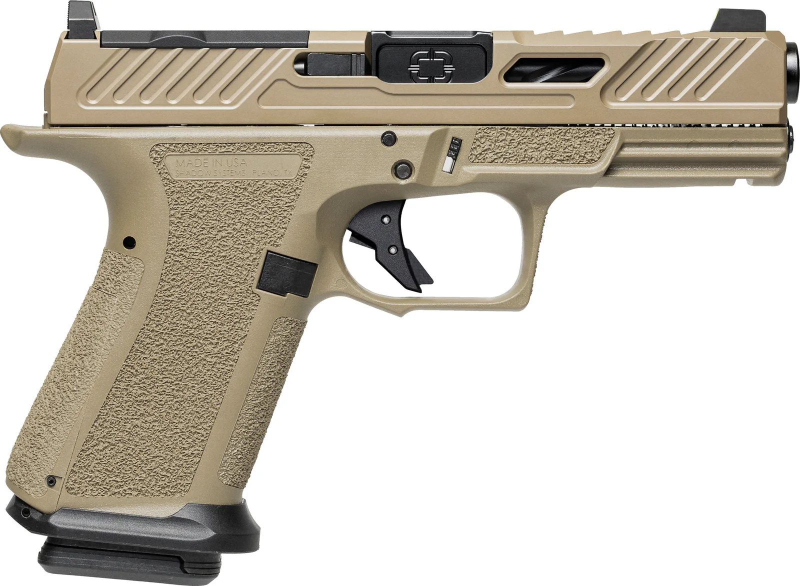 Shadow Systems MR920 Elite 9MM FDE/BK OR 15+1 Optic Ready