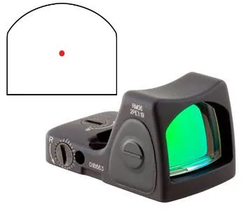Trijicon RMR Type 2 Adjustable LED RMR Type 2 AS LED 3.25