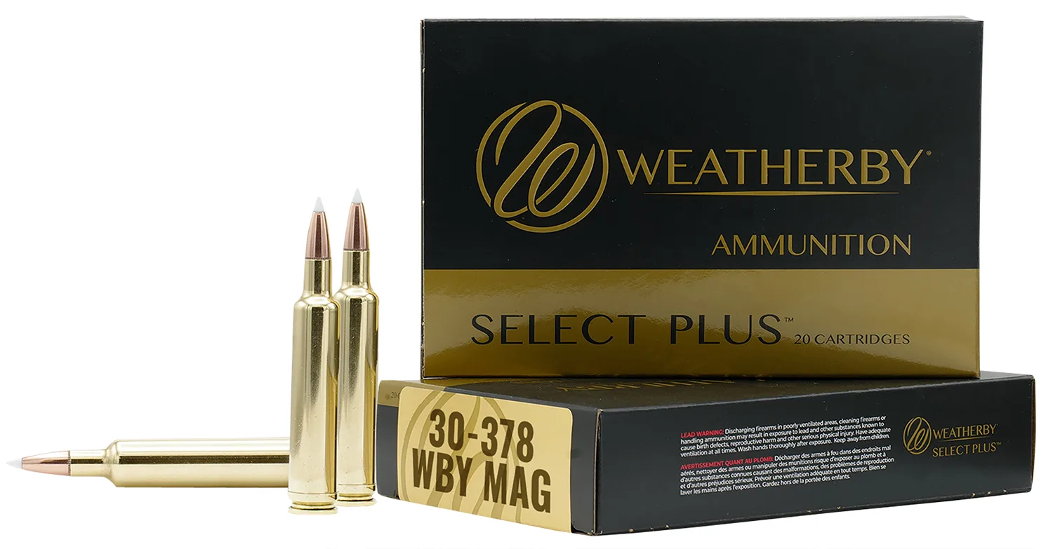 Weatherby Select Plus Ammo 30-378WBY 220GR Hornady ELD-X