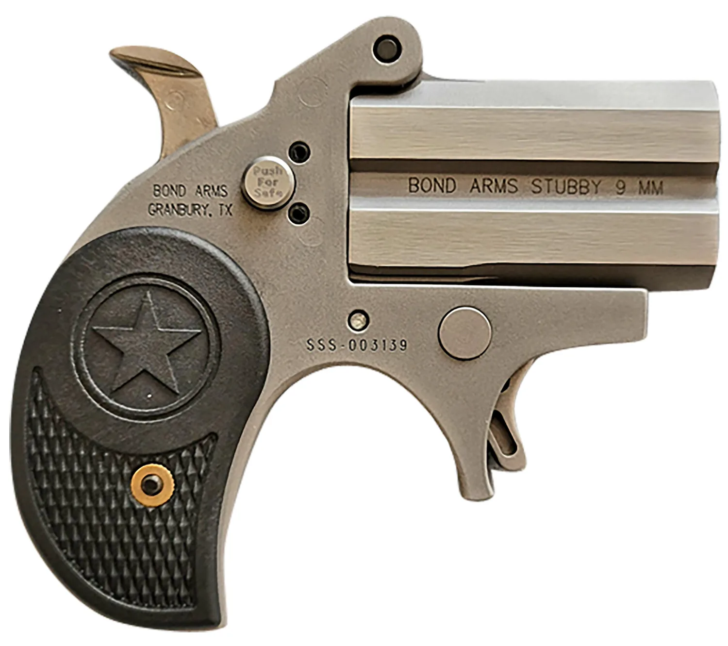 Bond Arms Stubby Rough Stainless Stubby 380ACP SS 2.2" FS NO