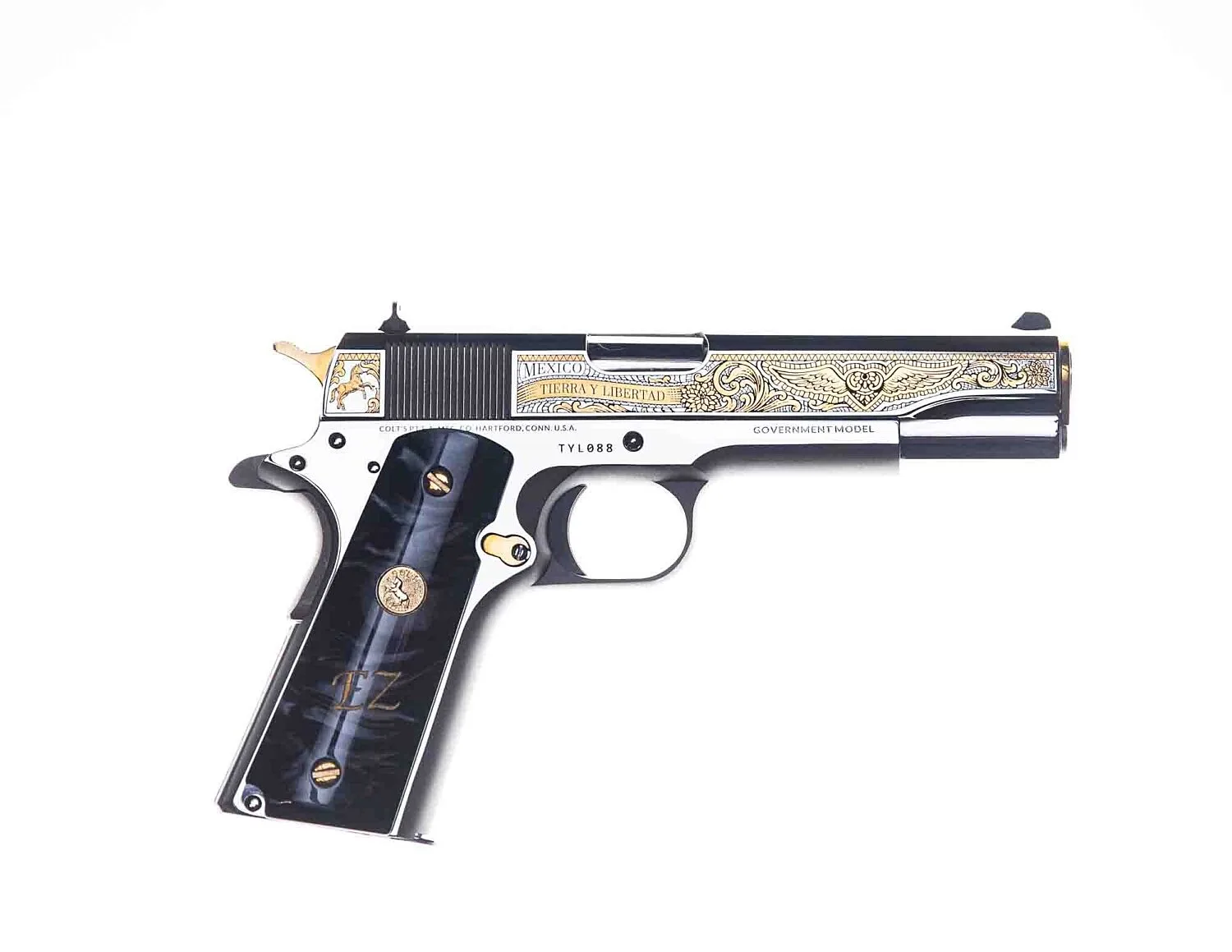 Colt Classic 1911 Zapata SS 38SUP Gold 1-OF-500