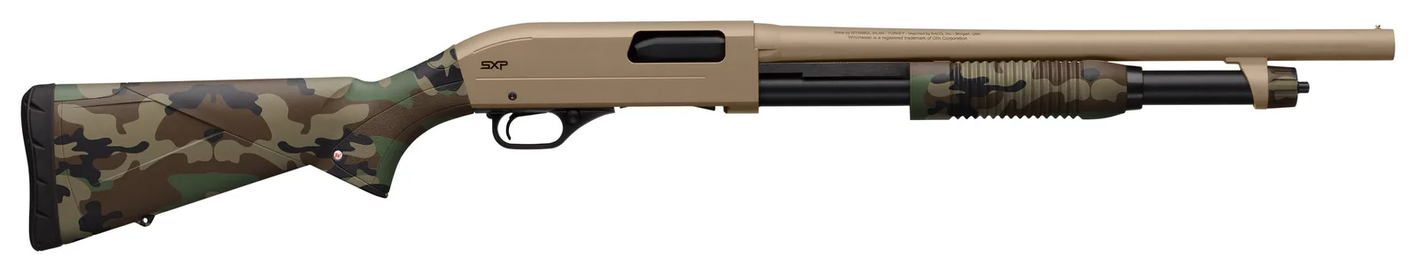Winchester SXP Defender SXP Woodland DEF 20/18 3" FDE#