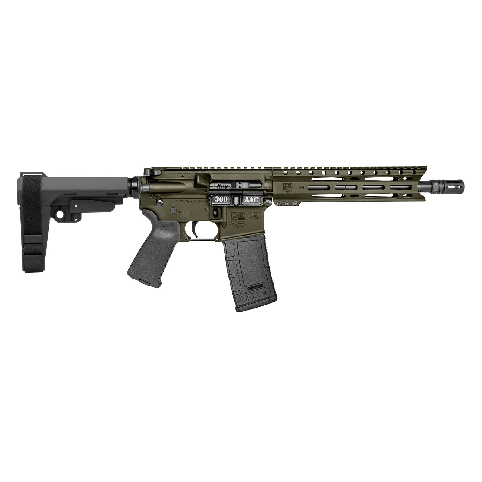 Diamondback Firearms Carbon DB15 Pistol DB-15 Pist 300BLK