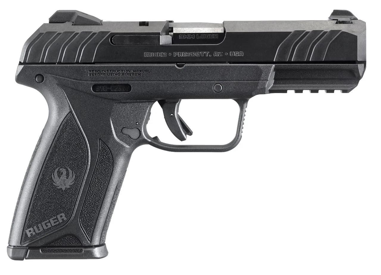 Ruger 3810 Security-9 9MM BLK/PLY 4" 15+1 3810 | Includes 2