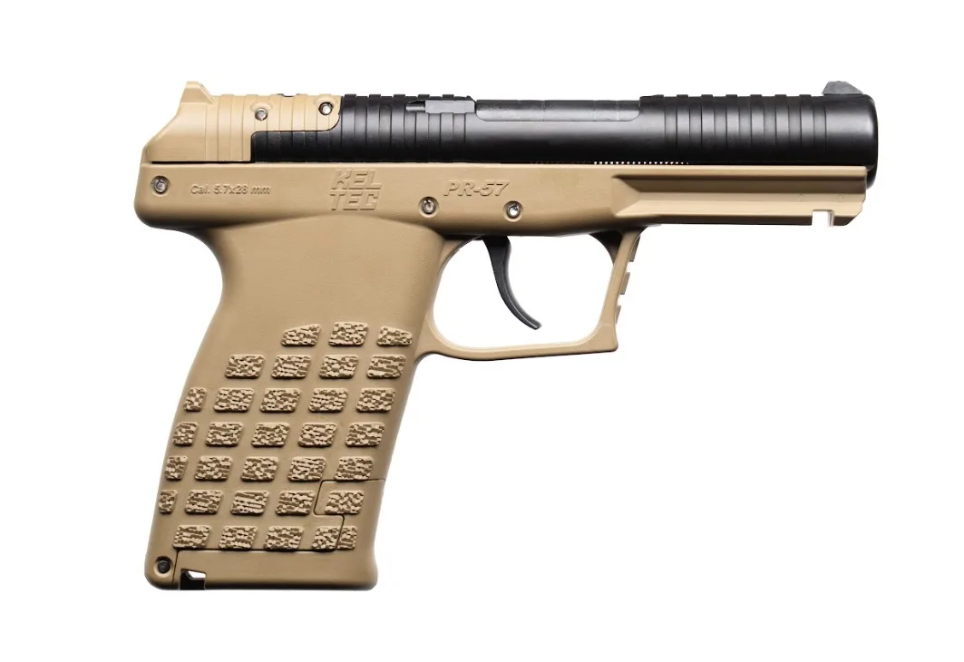 Keltec PR-5.7 5.7X28 20+1 BLK/TAN OR Black Slide/TAN Frame