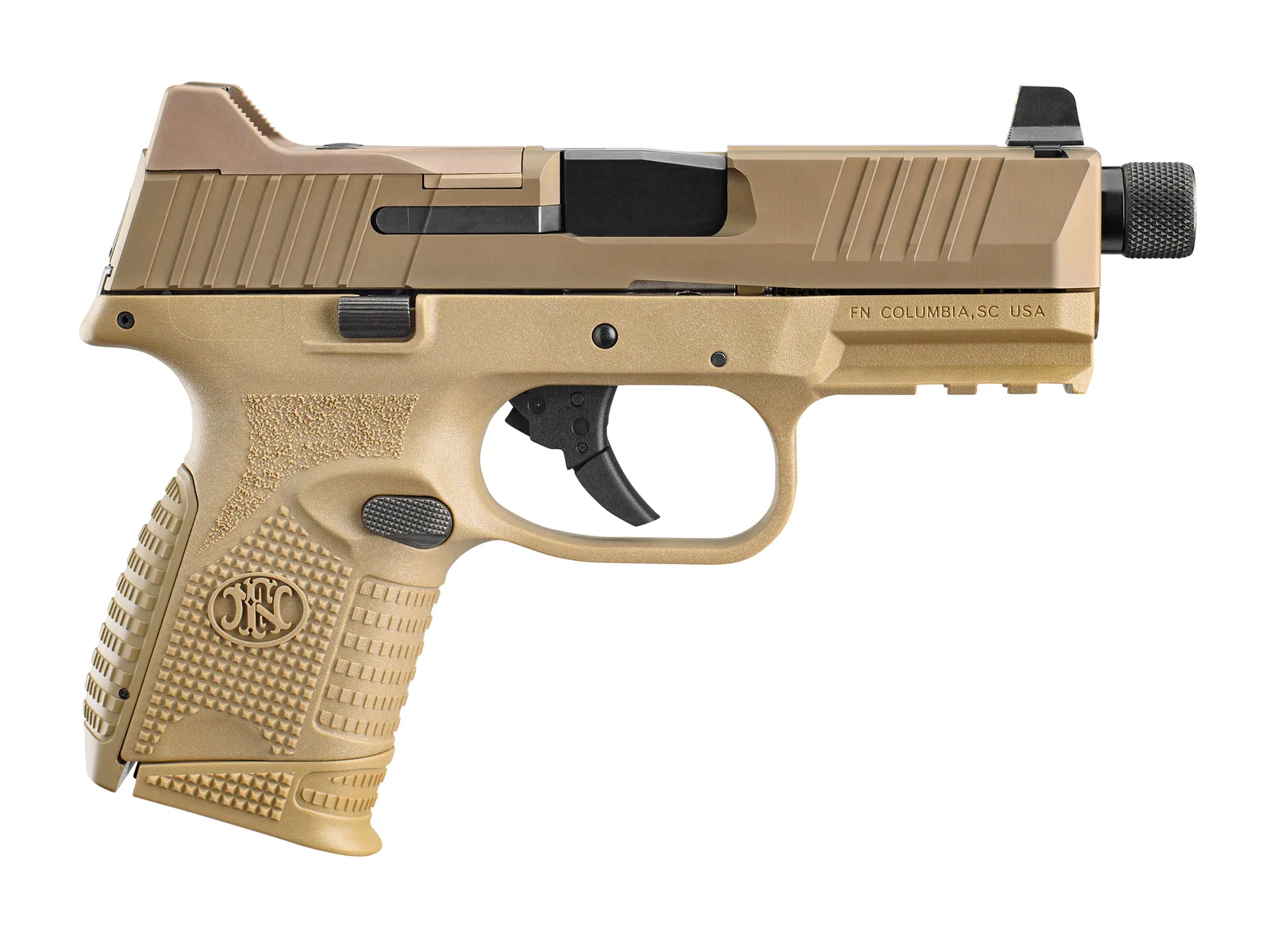 FN 509 Compact Tactical 509C Tact 9MM FDE 10+1 NS TB