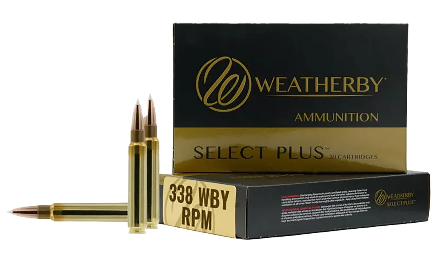 Weatherby Select Plus Ammo 338RPM 185GR Barnes Ttsx Select