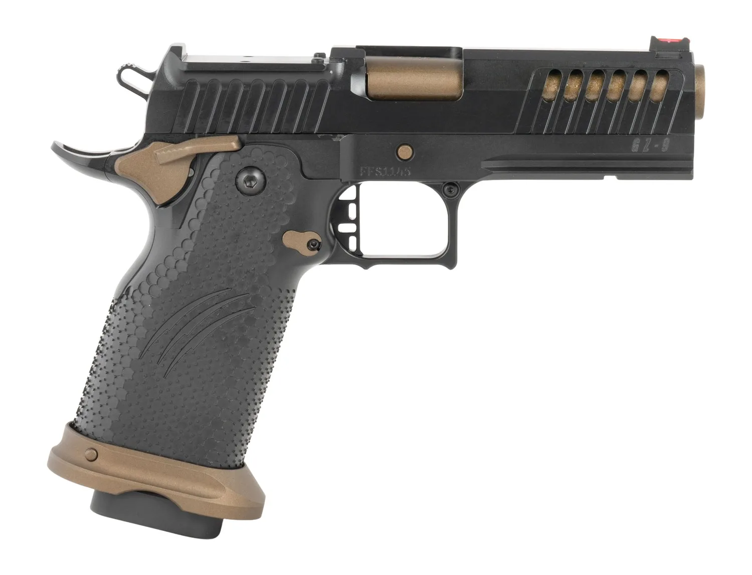 Fierce Firearms Grizz Commander Grizz COM 9MM BLK/BRZ 4.25"