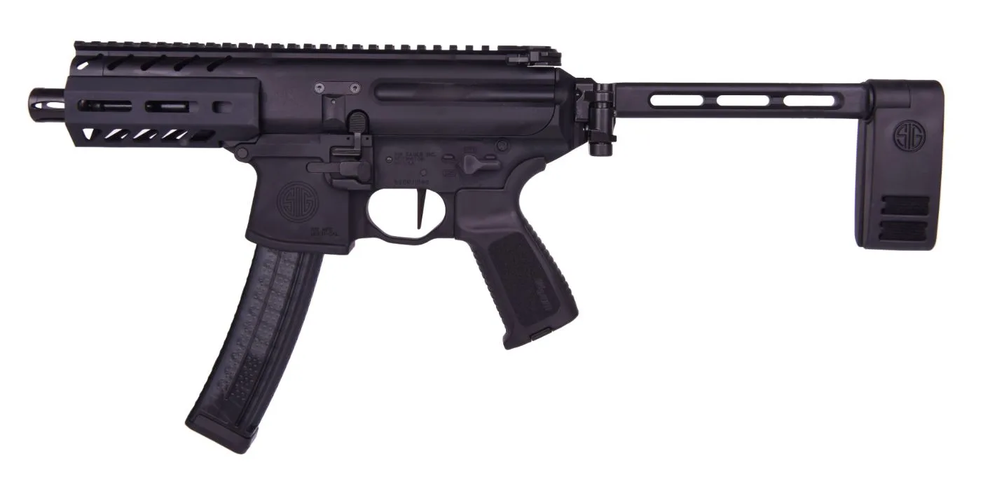 SIG Sauer MPX K Pistol 9MM 4.5" PCB 35RD PMPX-4B-9-35