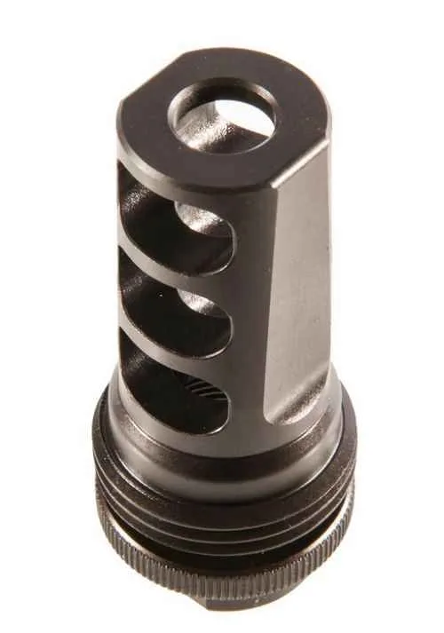 SilencerCo Adapter ASR Muzzle Brake M18X1.5 BIG Bore Muzzle
