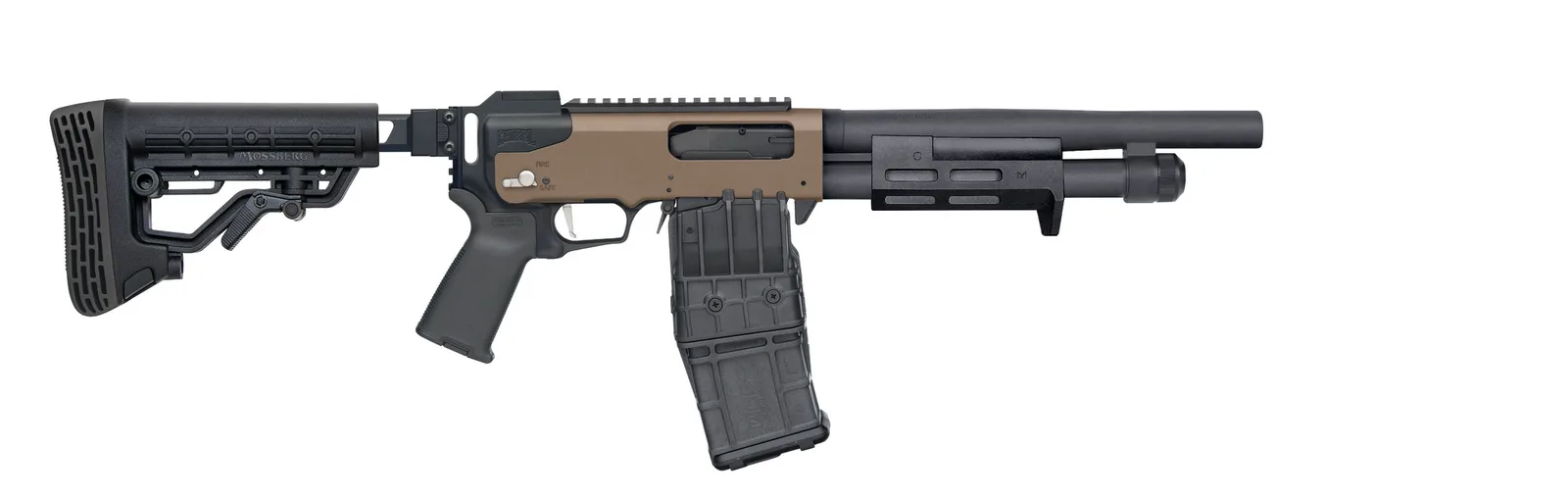 Mossberg 590RM 12/11.5 FDE/SY 10+1