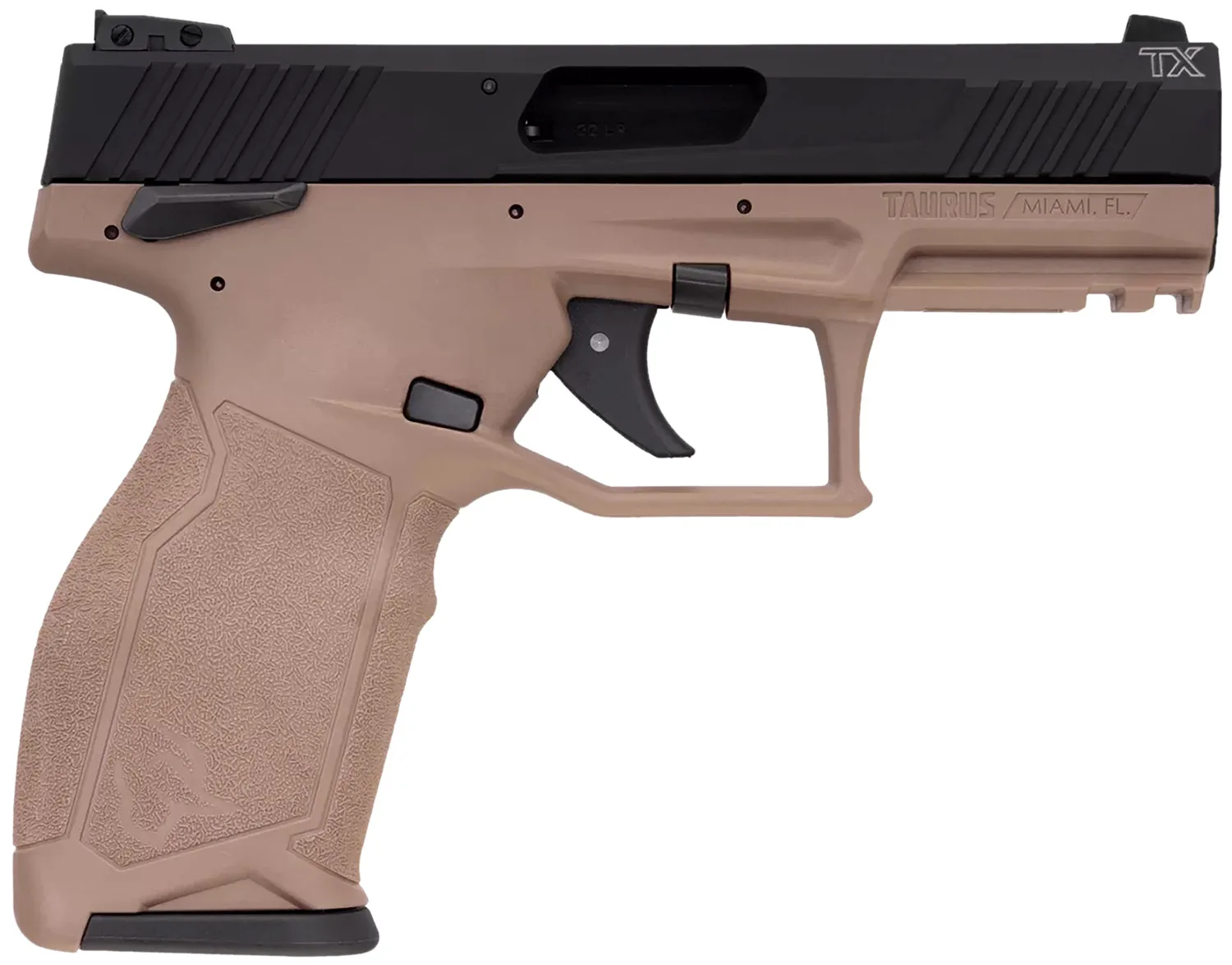 Taurus TX22 Gen 2 TX22G2 22LR BLK/FDE 4" 10+1