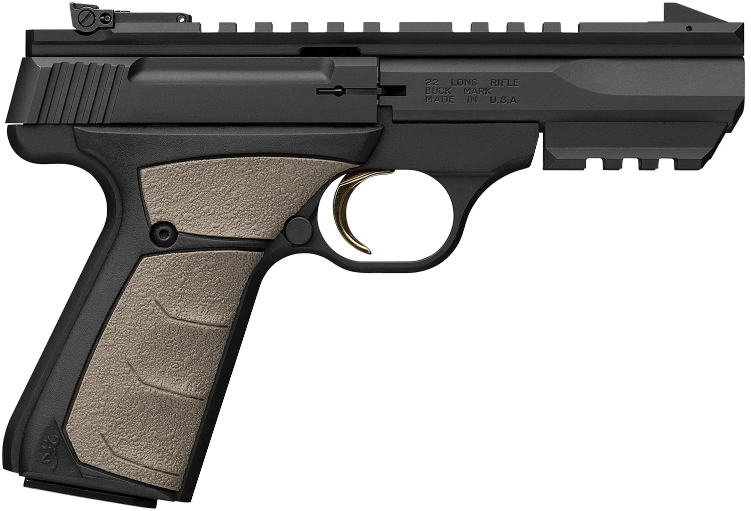 Browning Buck Mark Black Label Buckmark BLK LBL 22LR BK/FDE