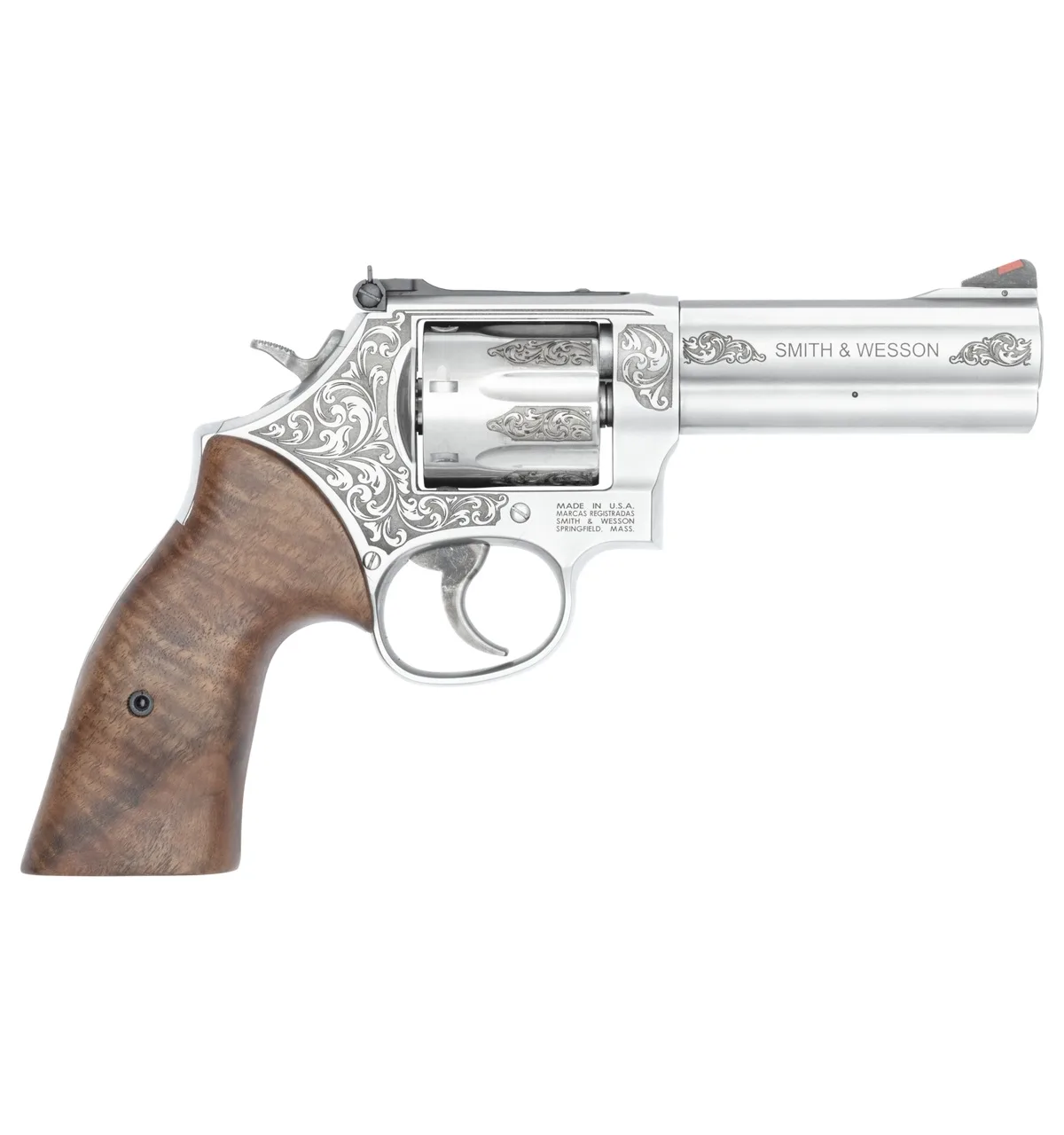 Smith and Wesson 686 Plus Engraved 686 Plus 357MAG 4" SS 7RD