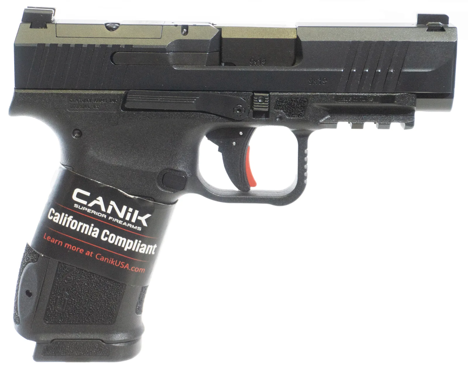 Canik Mete MC9LS 9MM BLK 10+1 CA Optics Ready Slide CUT