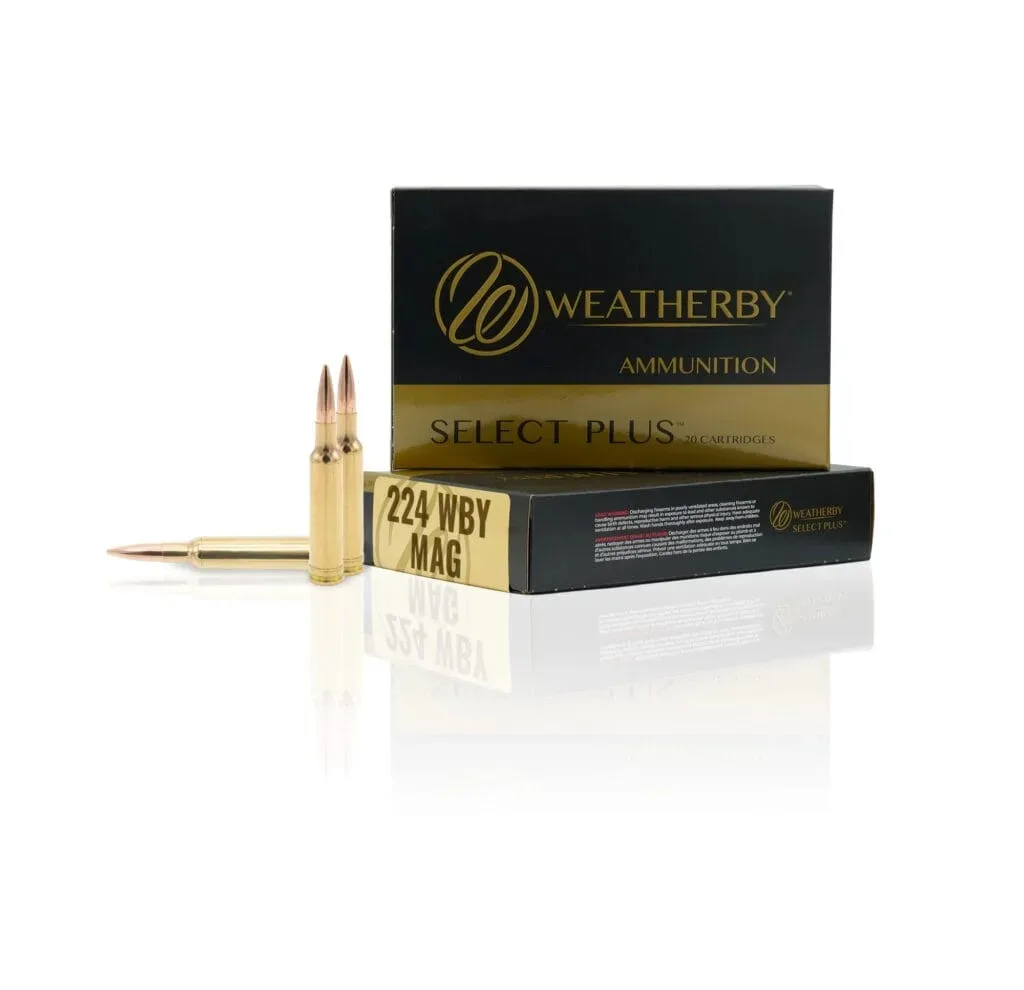Weatherby Select Plus Ammo 224WBY 80.5GR Berger FBT Select