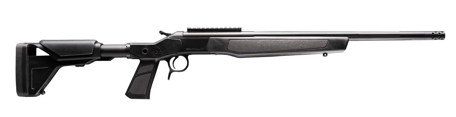 CVA Scout XP 450BM BLK/SYN 20" TB Threaded Barrel | 11/16X24