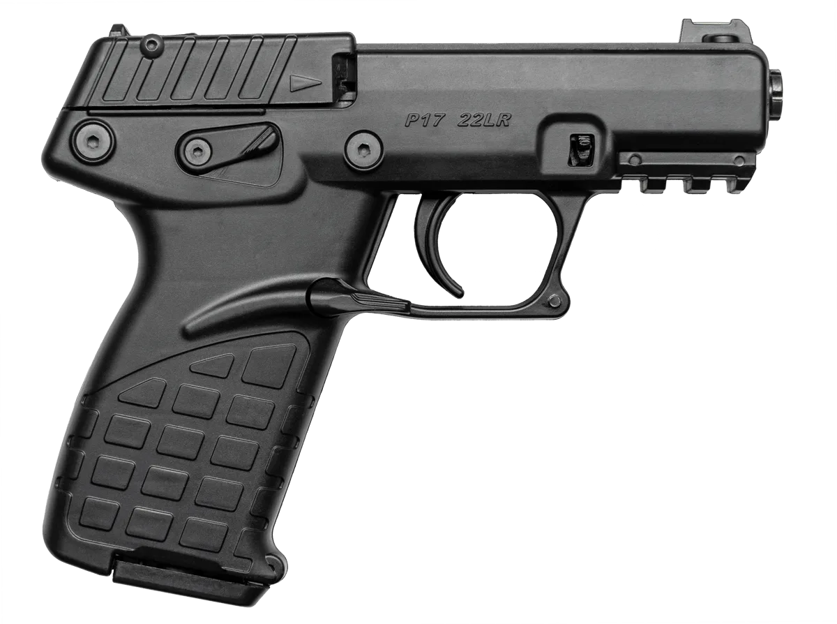 Keltec P17 22LR 16+1 BLK/BLK TB Black Slide/Black Frame
