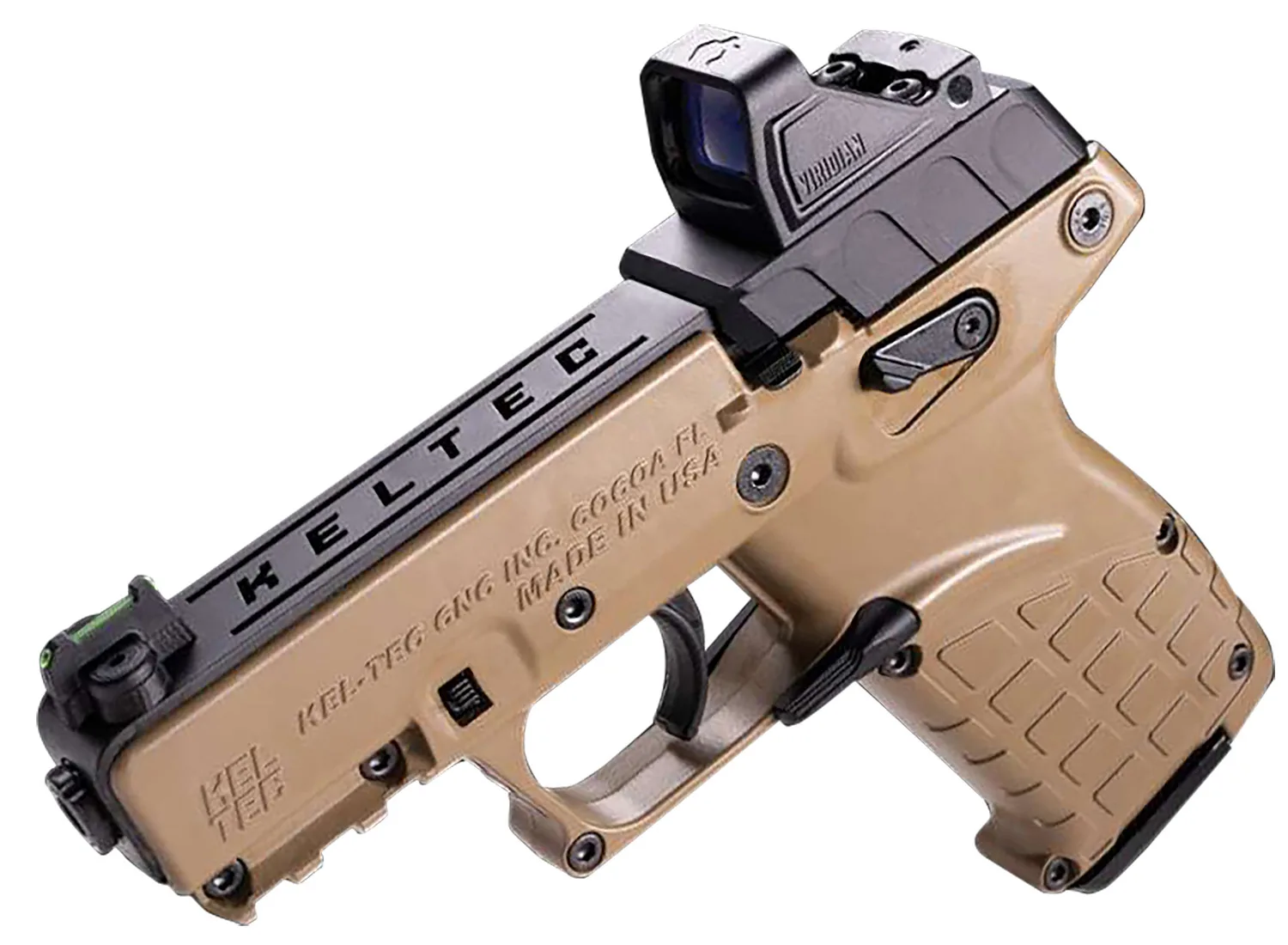 Keltec P17 22LR 16+1 TAN TB PKG Holster & RFX11 Optic