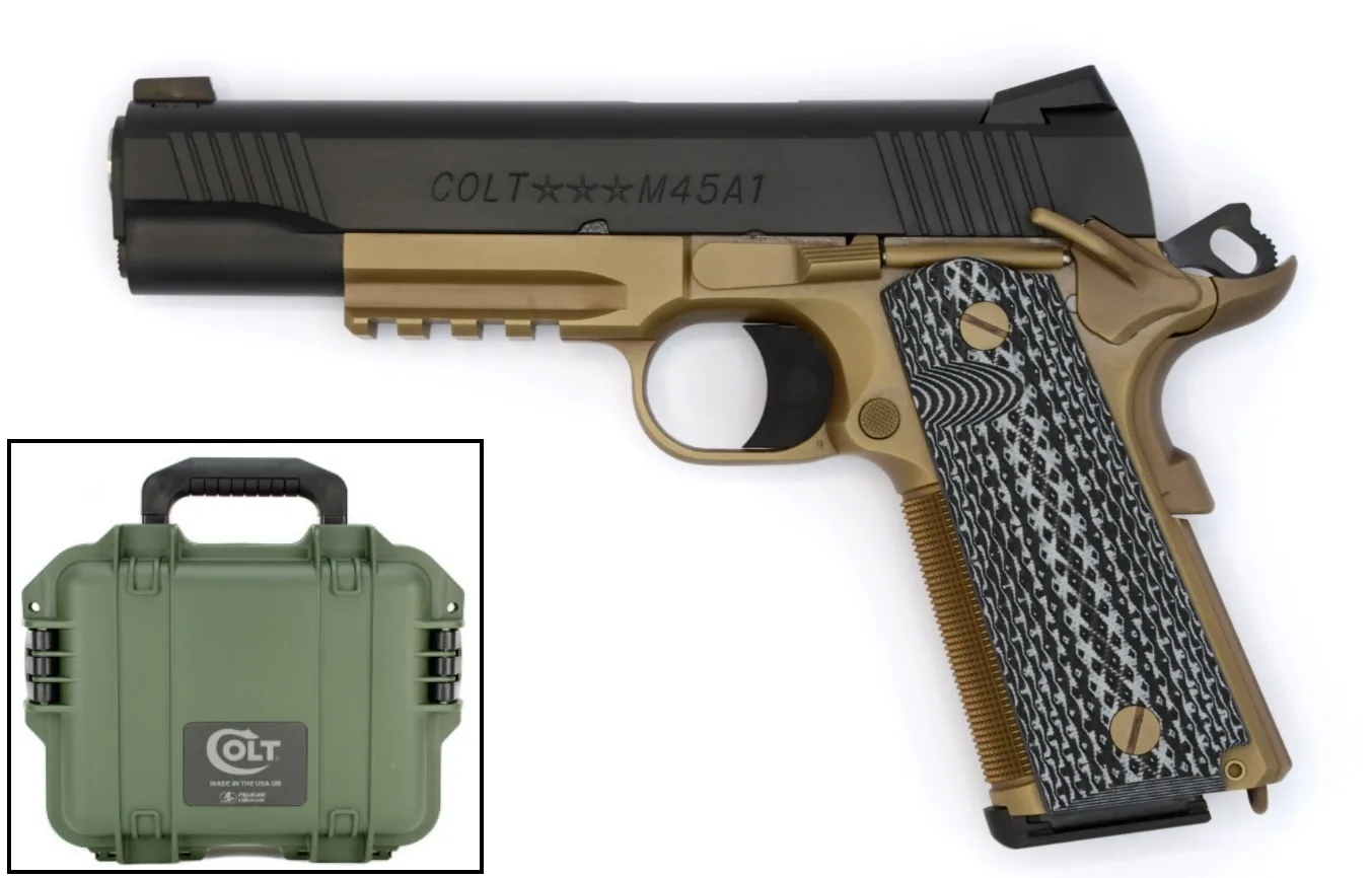 Colt Custom Shop CQB Pistol CQB GOV Cust 45ACP BLK/FDE 5"