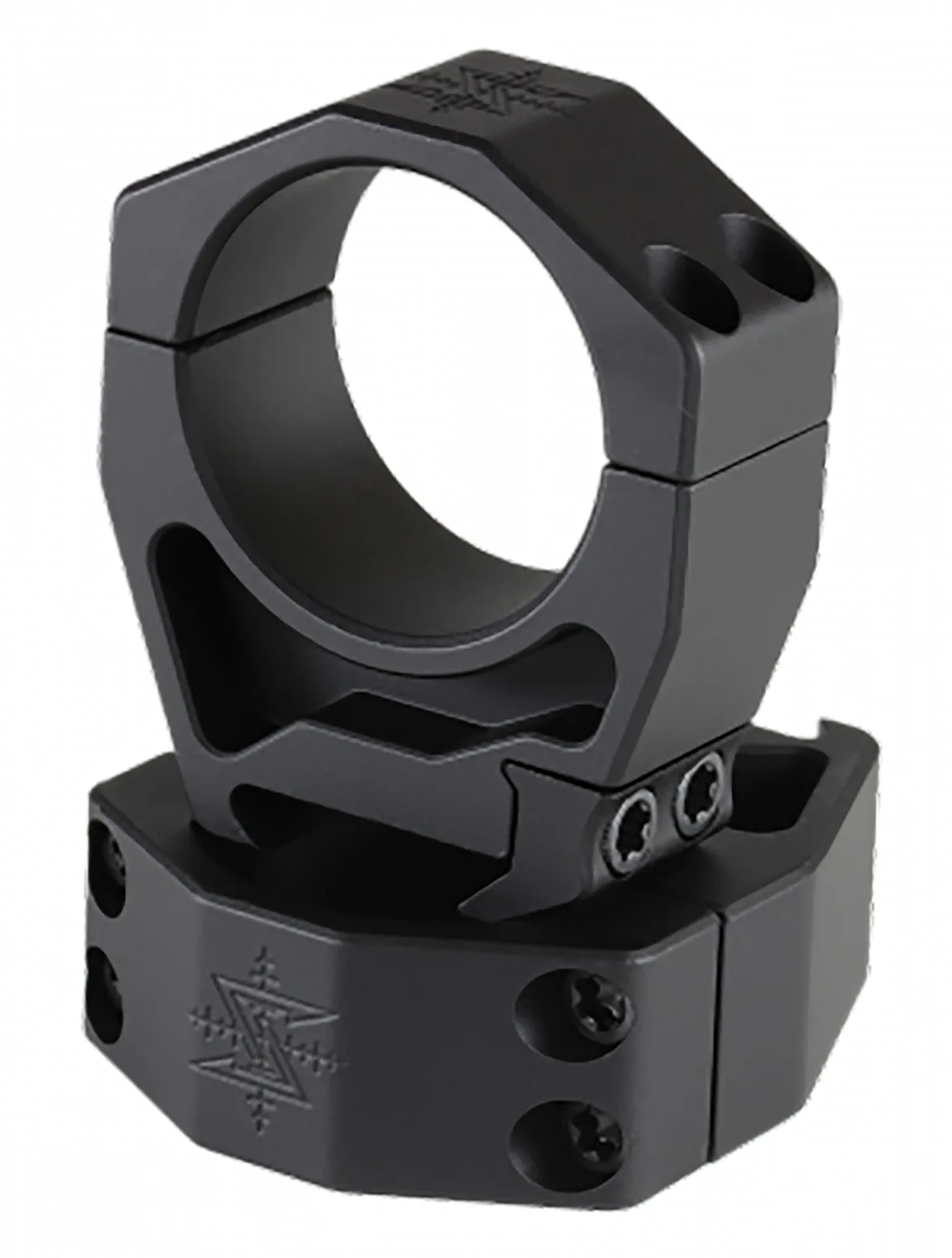 Seekins Precision Scope Rings 35MM Xtra High BLK