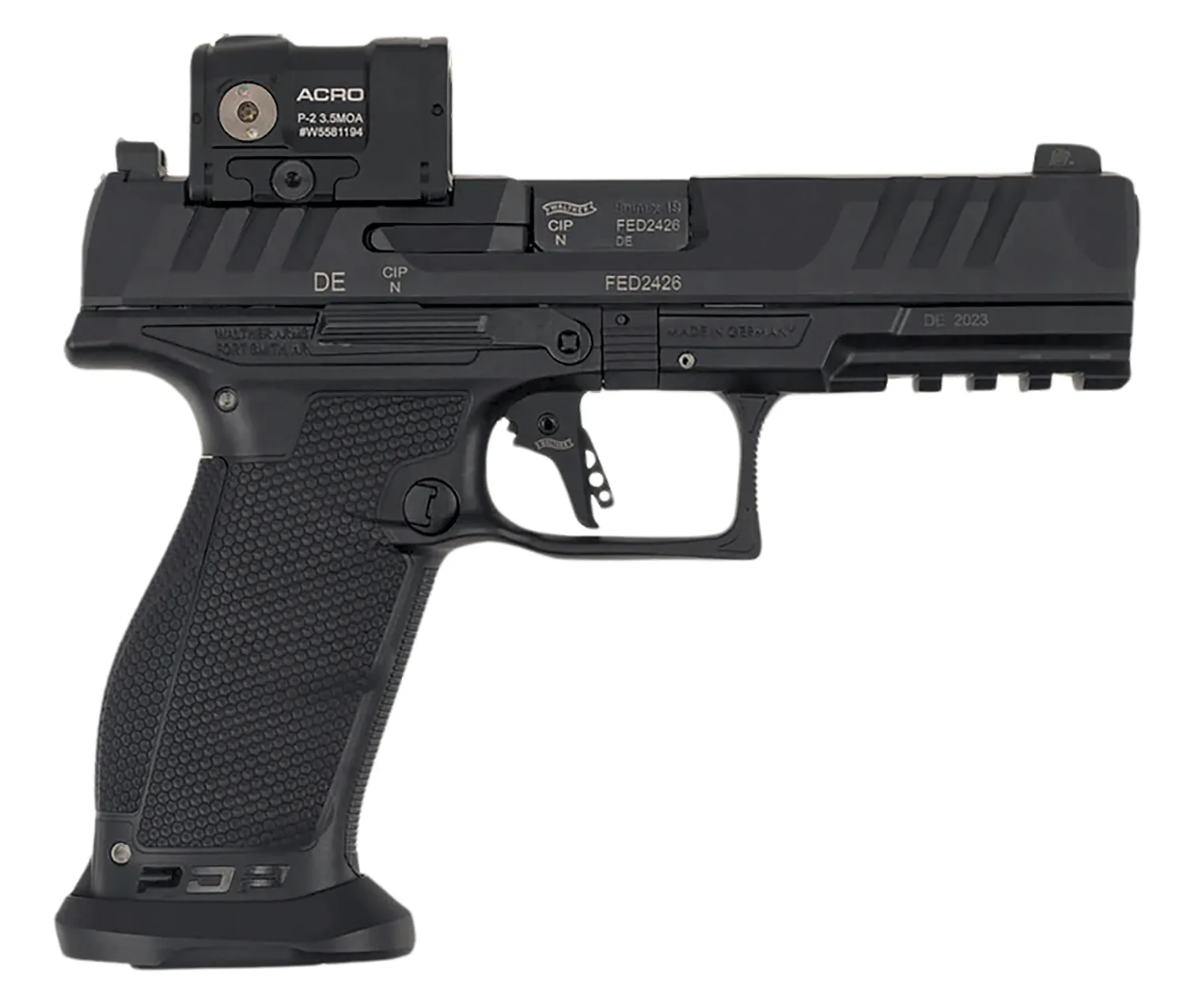 Walther Arms PDP PRO 9MM FS 4.5" 18+1 Acro