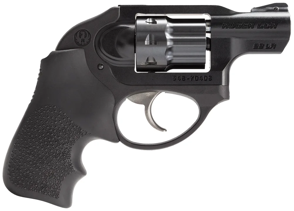 Ruger 5410 LCR 22LR BL/Hogue GRP 8RD DAO