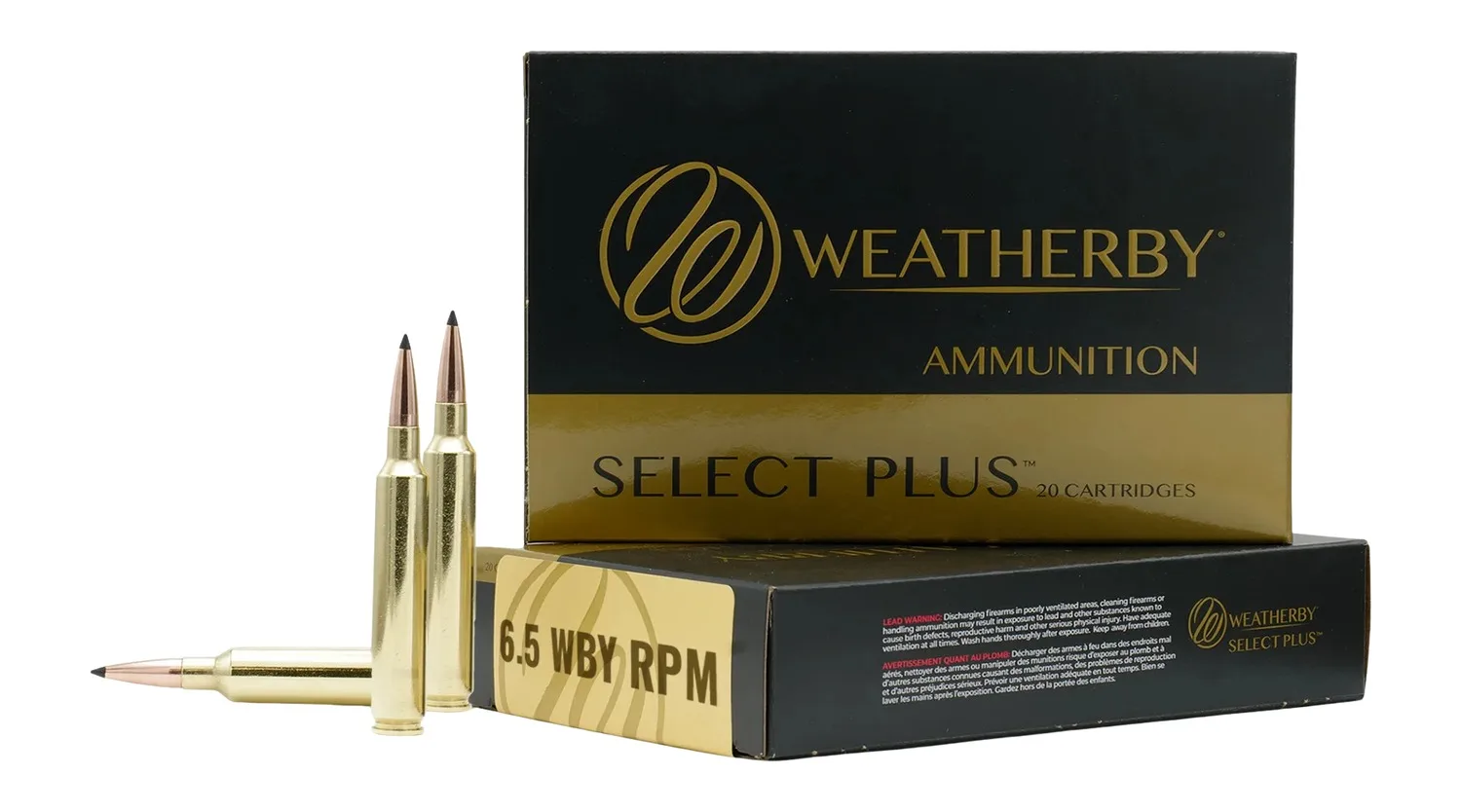 Weatherby Select Plus Ammo 6.5WBY RPM 124GR Hammer Custom