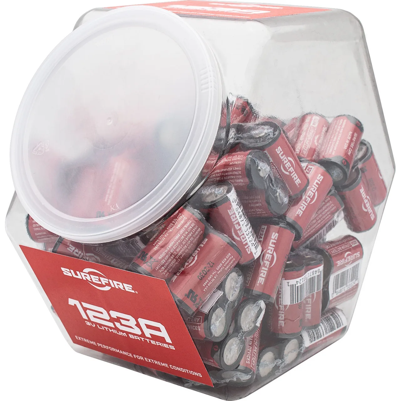 SureFire Lithium Battery 65 Pack Box SF123A Lithium Batt