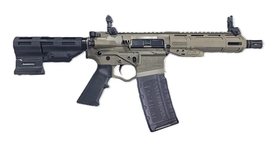 American Tactical Inc Alpha Maxx 5.56 FDE 7.5" 30+1 Slim ARM