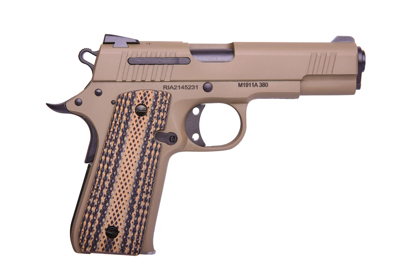 Rock Island Armory RIA 380 RIA 380ACP FDE/Brown 3.75" 7+1