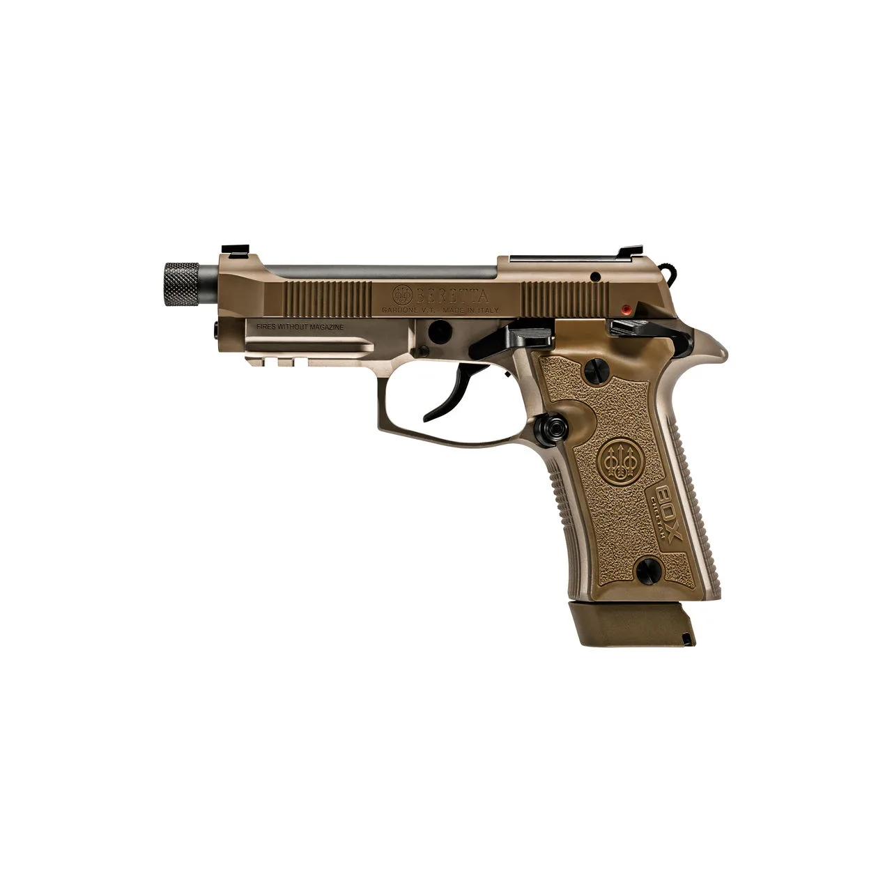 Beretta 80X Cheetah 380ACP FDE 15+1 TB Tactical Desert