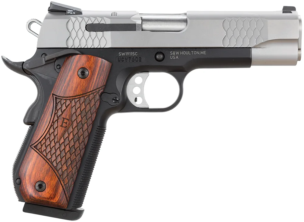 Smith and Wesson SW1911SC 45A 4.25" SS NS E-SER 108485
