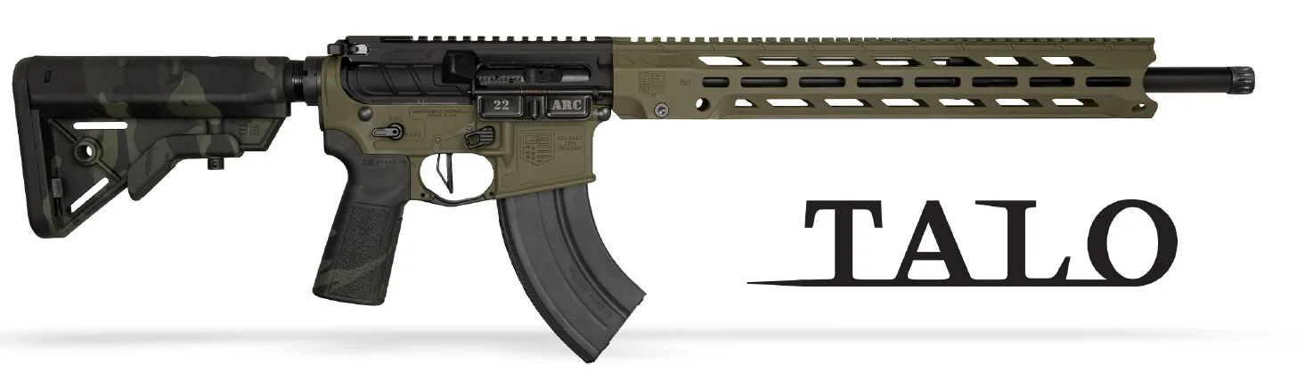 Diamondback Firearms Obsidian DB15 Rifle DB15O 22ARC DUO 18"