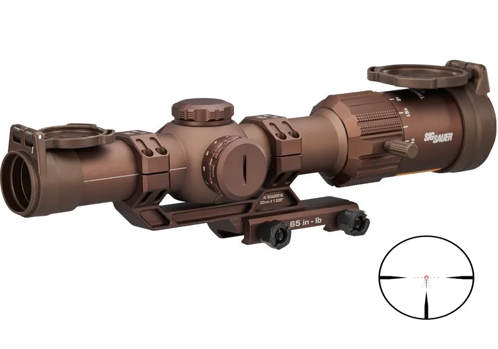 SIG Sauer Tango MSR 1-6X24 30MM Coyote SOTM61200|ILLUMINATED