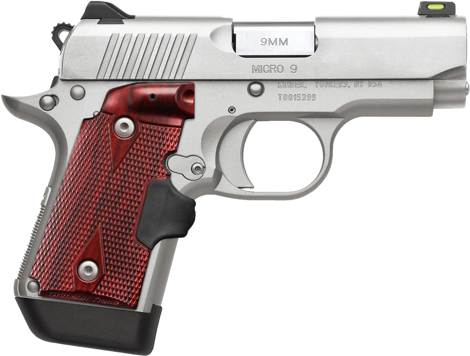 Kimber Micro 9 Stainless Micro 9MM 3.15" SS RW LG