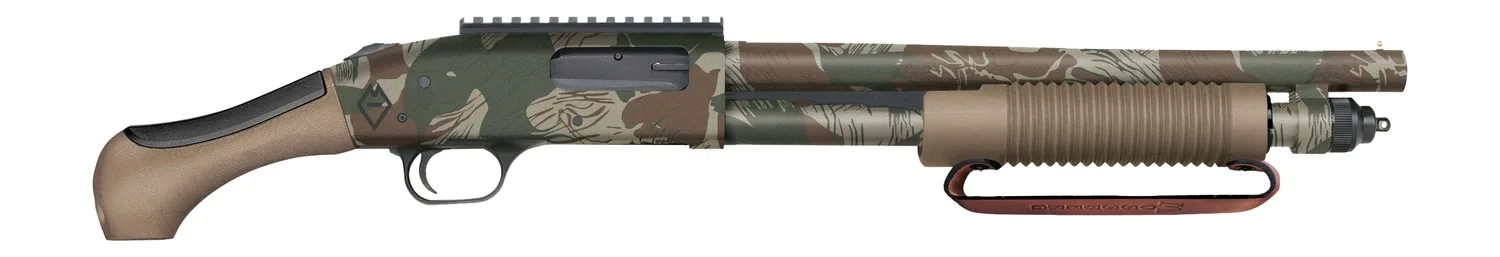 Mossberg 590 Bliksem 12/14 3" RB/FDE 26.5" Overall Length
