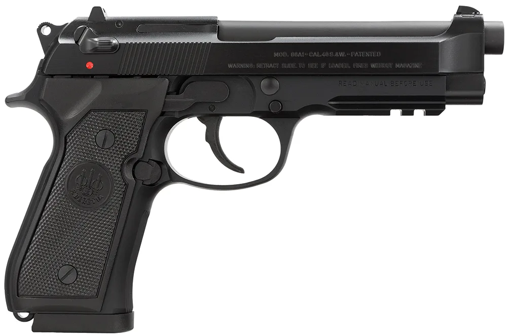 Beretta 96A1 40S&W 12+1 4.9" PIC Rail Includes (3) 12RD