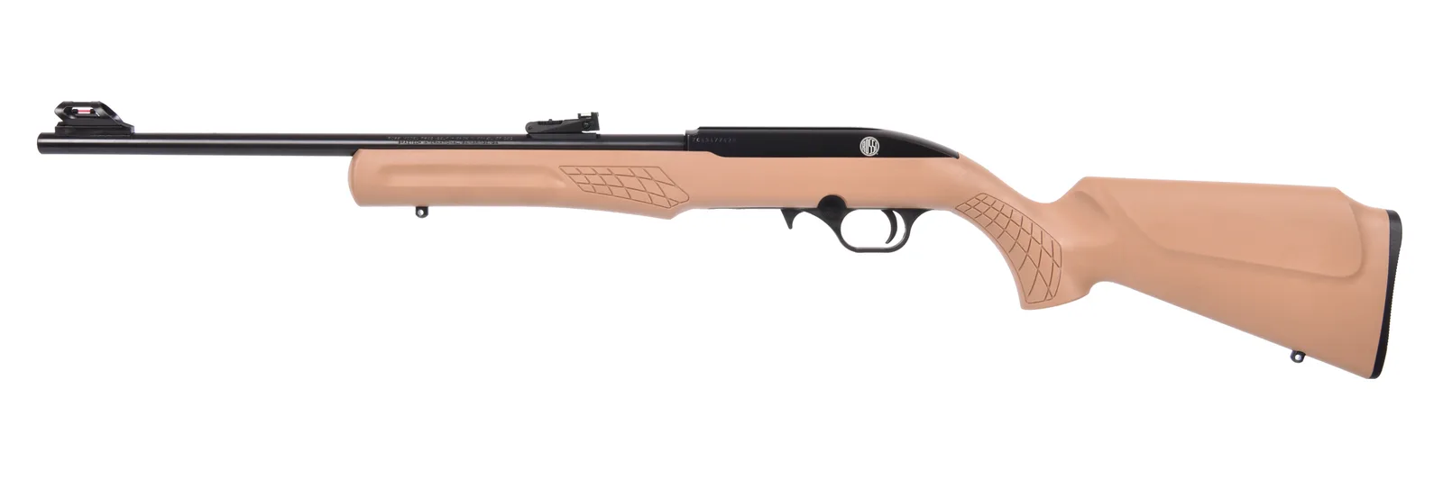 Rossi RS22 22LR BLK/FDE 18" 10+1 Semi-AUTO|FIBER Optic