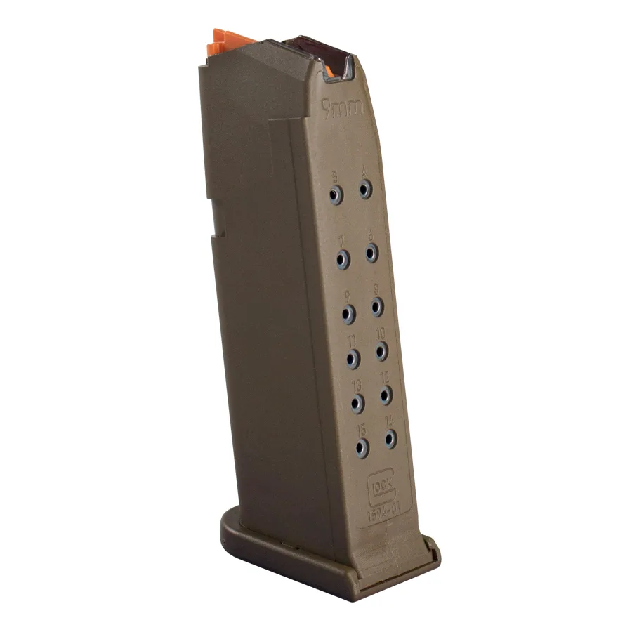 Glock G19 Gen 5 Magazine G19 9MM 15RD FDE PKG Packaged
