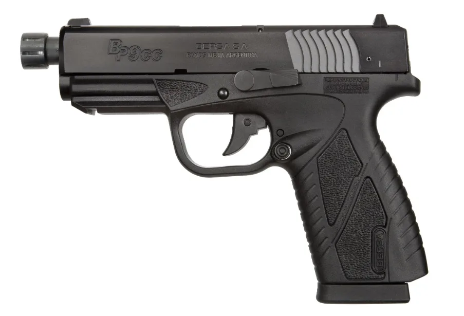 Bersa BP9 Concealed Carry Conceal Carry 9MM Matte 8+1 TB