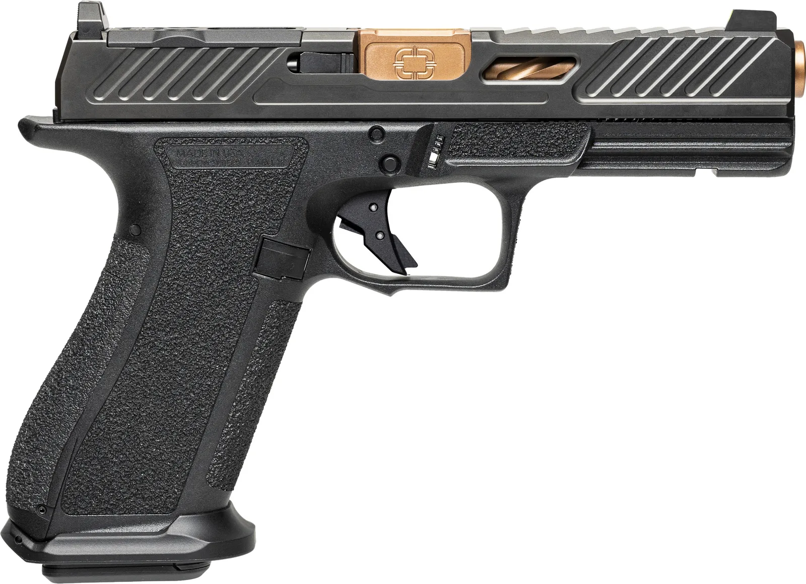 Shadow Systems DR920 Elite 9MM BK/BZ OR 17+1 Optic Ready