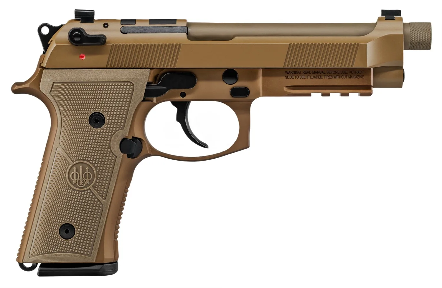 Beretta M9A4 GR 9MM FDE 5" 18+1 TB Decocker Only | Threaded