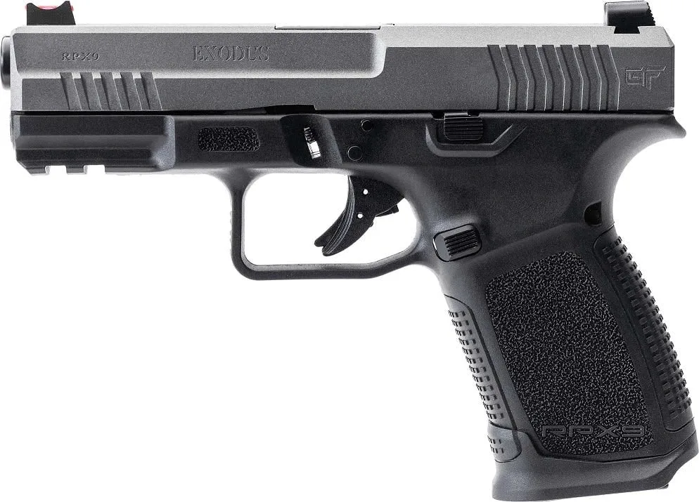 Gforce Arms Exodus RPX3C9 9MM 4" GRY/BLK 15+1