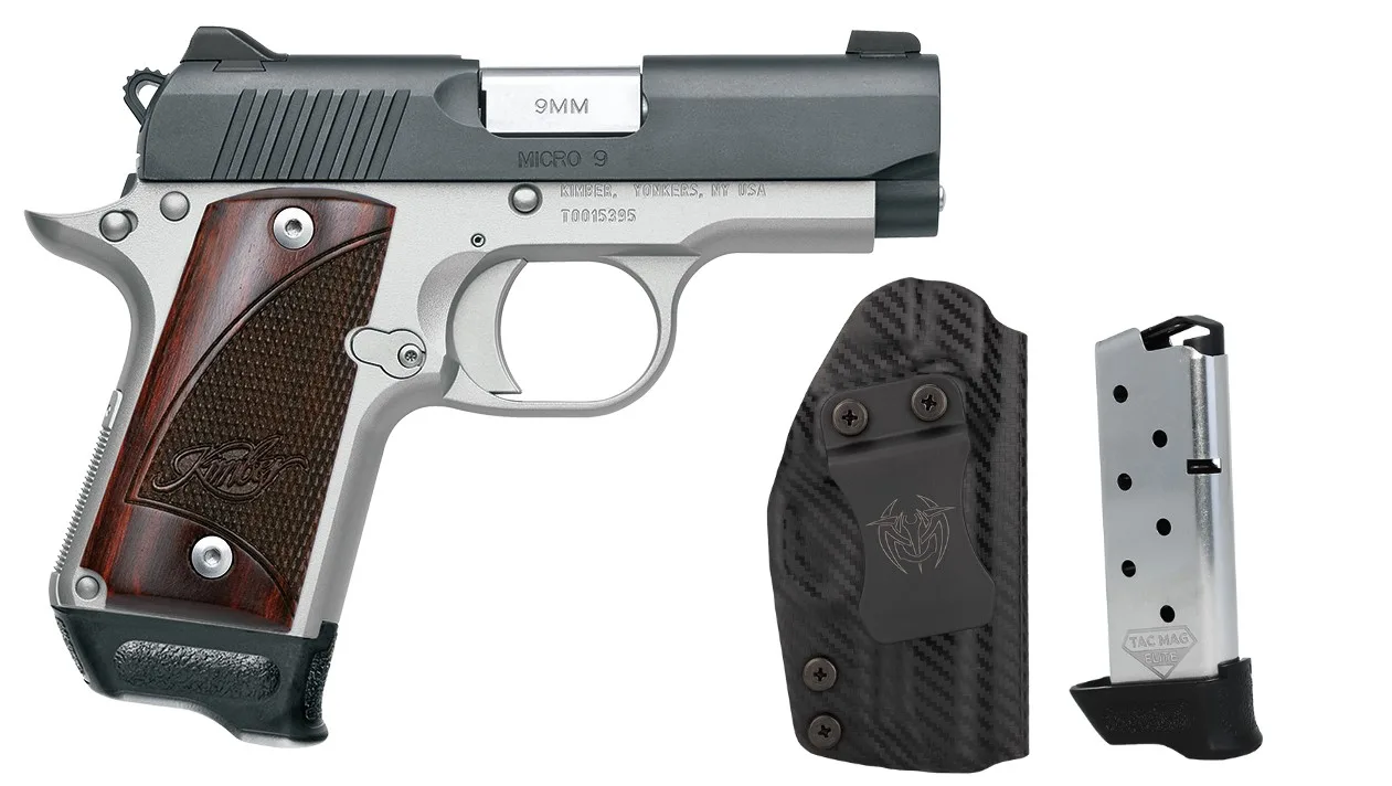 Kimber Micro 9 Two-Tone Micro 9MM DUO RTC Bundle